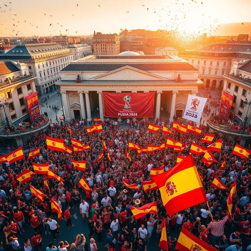 La fiesta de España en Colón: así celebró Madrid el Mundial 2026